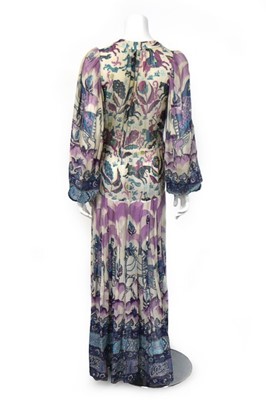 Lot 121 - A Thea Porter 'Chasse Persane' printed muslin...