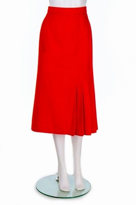 Lot 20 - Princess Diana's Jasper Conran brushed red...