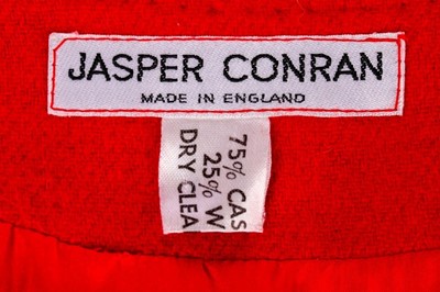Lot 20 - Princess Diana's Jasper Conran brushed red...