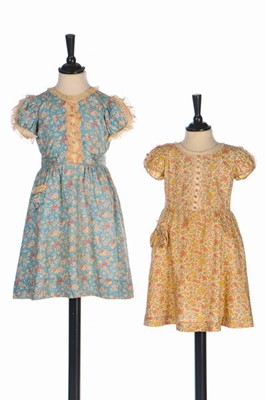 Lot 16 - A good pair of Smith & Co Liberty printed silk...