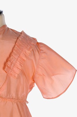 Lot 13 - Princess Elizabeth's pink rayon party dress,...