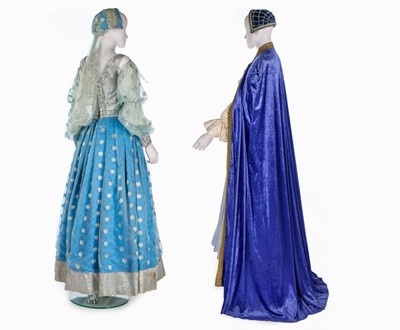 Lot 23 - Two Shirley Davis costumes worn by the Duchess...