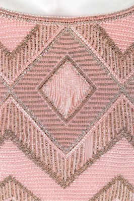 Lot 178 - A Valentino couture grey taffeta and pink...
