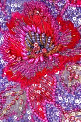Lot 179 - A Valentino couture fuchsia silk cocktail...