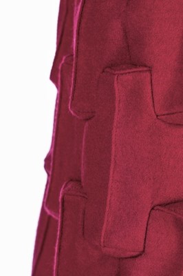 Lot 173 - A Sybilla felted wool 'cubist' patchwork dress,...