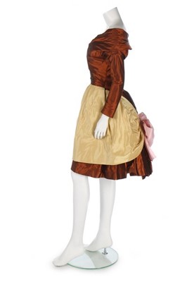 Lot 176 - A Christian Lacroix couture tricolour taffeta...