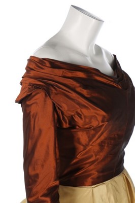 Lot 176 - A Christian Lacroix couture tricolour taffeta...