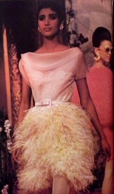 Lot 177 - A Christian Lacroix couture pale-pink organza...