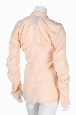 Lot 158 - A John Galliano pale pink silk 'Circle' shirt,...