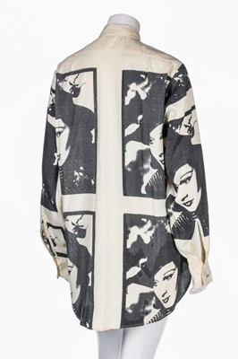 Lot 158 - A John Galliano pale pink silk 'Circle' shirt,...