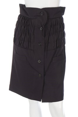 Lot 159 - A John Galliano navy gabardine ensemble, 'The...
