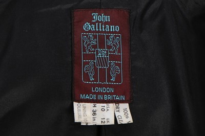 Lot 159 - A John Galliano navy gabardine ensemble, 'The...