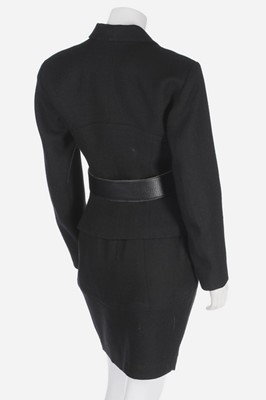 Lot 175 - An Azzedine Alablack wool suit, Autumn-Winter,...
