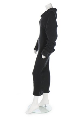 Lot 161 - A John Galliano black knitted cotton tubular...