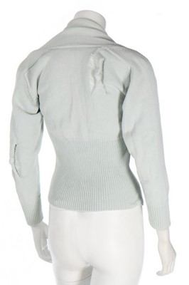 Lot 167 - A John Galliano eau de nil cotton sweater,...