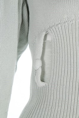 Lot 167 - A John Galliano eau de nil cotton sweater,...