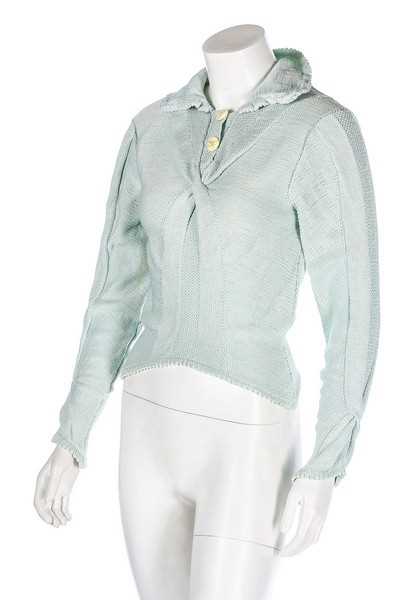 Lot 164 - Two John Galliano knitted tops, 'Blanche...