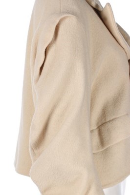 Lot 157 - A rare John Galliano ivory 'blanket' jacket,...