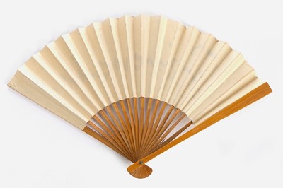Lot 189 - A Japanese fan, autographed by Hubert de...