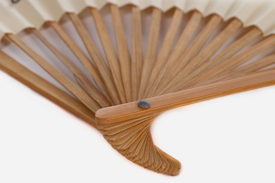 Lot 189 - A Japanese fan, autographed by Hubert de...