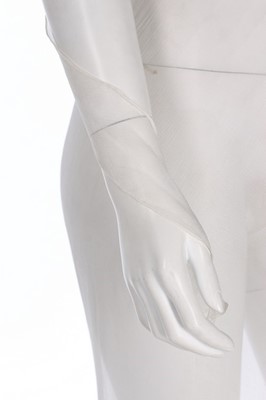 Lot 170 - A rare John Galliano bias-cut white chiffon...