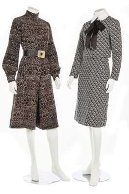 Lot 57 - Two Diorling day ensembles, late 1960s-early...