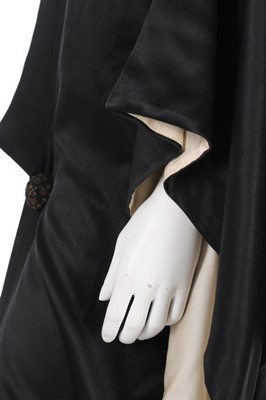 Lot 171 - A John Galliano black satin kimono evening...