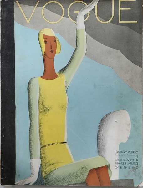 Lot 50 - British Vogue, January - December 1930, a near...