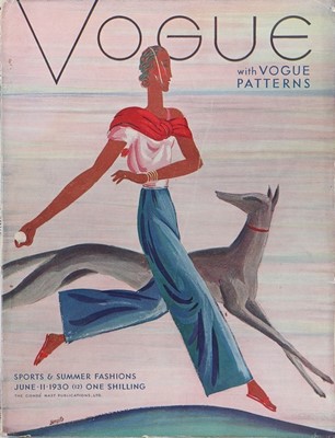 Lot 50 - British Vogue, January - December 1930, a near...