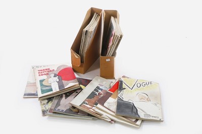 Lot 51 - British Vogue, January - December 1931, a near...