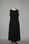 Lot 309 - A Pierre Cardin black wool full-length evening...