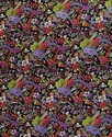 Lot 85 - Five rolls of printed silk wallpaper, probably...