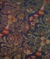 Lot 81 - A lampas panel of silk and metal thread, circa...