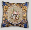 Lot 80 - Four Edwardian repp silk cushions in 18th...