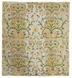 Lot 67 - A large floss silk embroidered wall panel,...