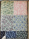 Lot 135 - A large and fine book of printed wools and...
