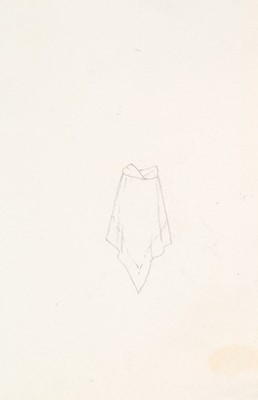 Lot 44 - Two Lucile studio fashion sketches, circa 1920,...