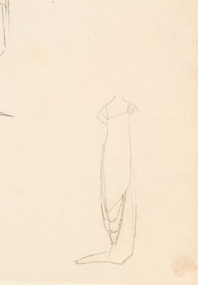 Lot 44 - Two Lucile studio fashion sketches, circa 1920,...