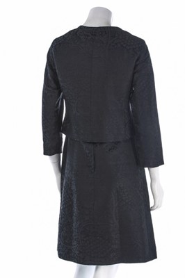 Lot 100 - A Christian Dior couture by Marc Bohan black...
