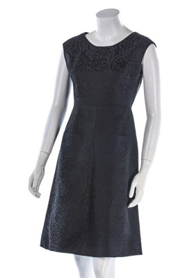 Lot 100 - A Christian Dior couture by Marc Bohan black...