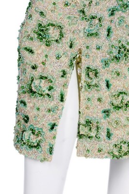 Lot 101 - A Pedro Rodriguez fully embellished guipure...