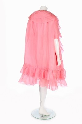 Lot 102 - A ruched white jersey cocktail dress in the...