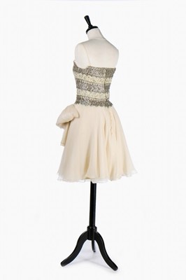 Lot 103 - A Christian Dior London 'jewelled' chiffon...
