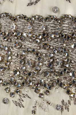 Lot 103 - A Christian Dior London 'jewelled' chiffon...