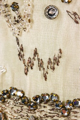 Lot 103 - A Christian Dior London 'jewelled' chiffon...