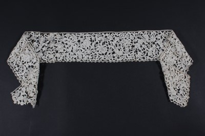 Lot 411 - A Gros Point de Venise length, late 17th...