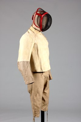 Lot 75 - A rare fencing ensemble, French, late 18th...