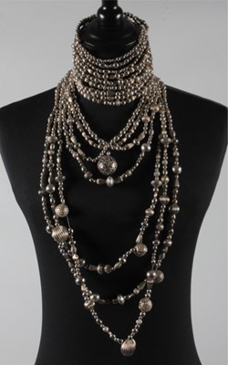 Lot 27 - A Dior boutique Masai-style necklace, late...