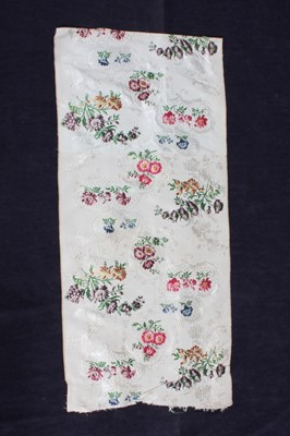 Lot 112 - A length of Spitalfields silk brocade, circa...
