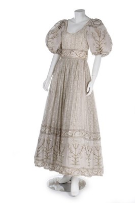 Lot 31 - A John Moore for Hardy Amies couture ballgown,...